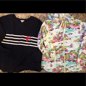 Women’s Crown and Ivy XL Jacket and pullover lot